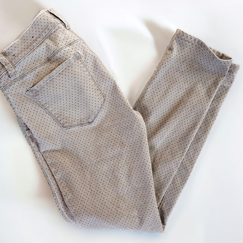 Ann Taylor polkadot jeans size 6
